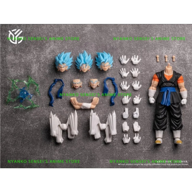 YGmw Toys Longying Vegito Dragon Ball OC007/OC008 SHF 1/12 Scale Action Figure Anime Models Toy Doll Gift Collectible