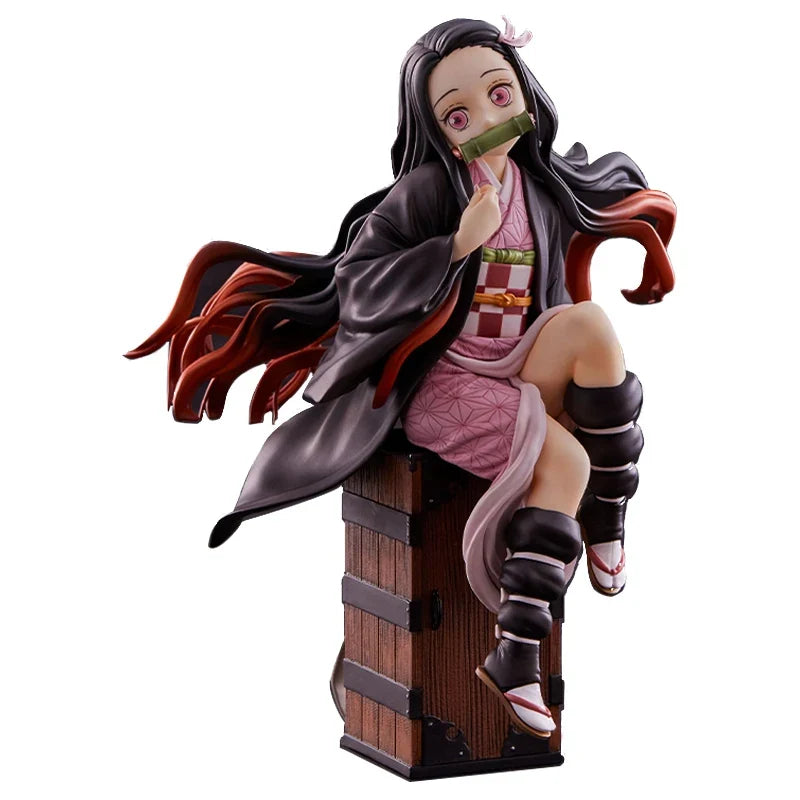 In Stock Genuine Original ANIPLEX+ Kamado Nezuko Demon Slayer Action Anime Figure Collectible Model Doll Statuette Ornament Gift
