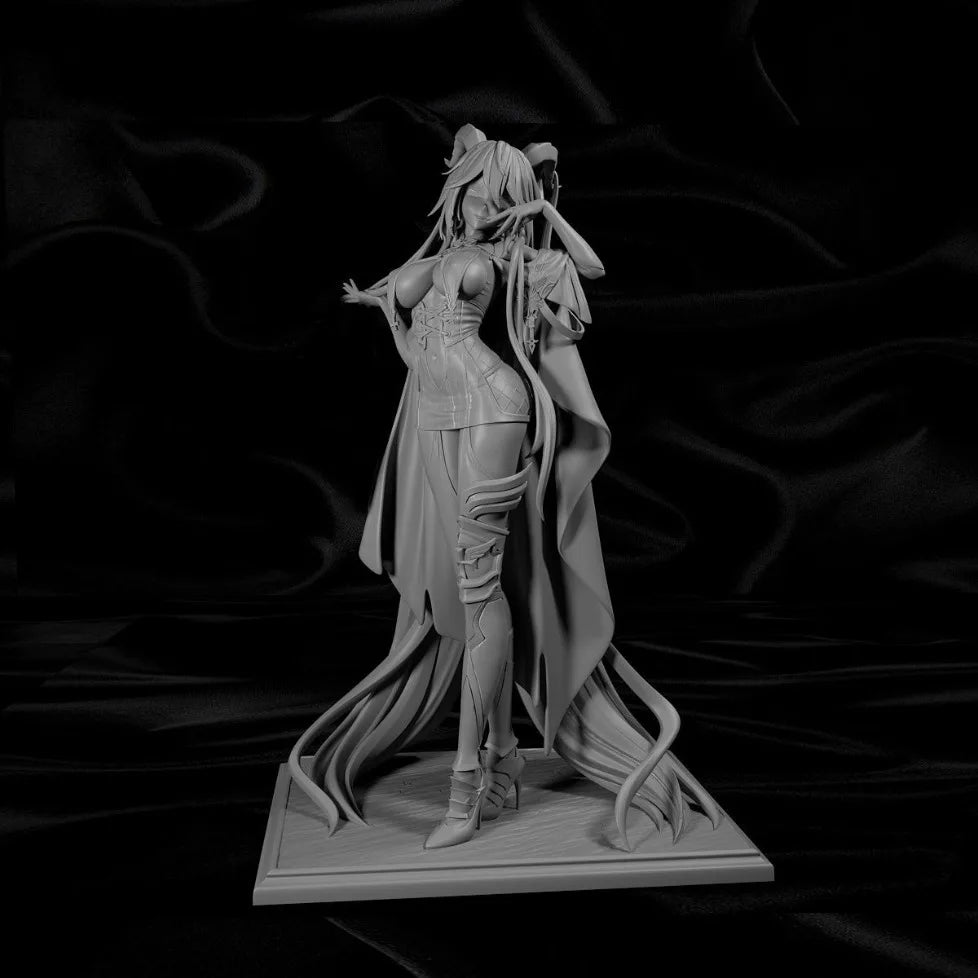 80mm Egil High-precision 3d Printed White Mold DIY Coloring Figurines Unassembled and Uncolored Miniatures