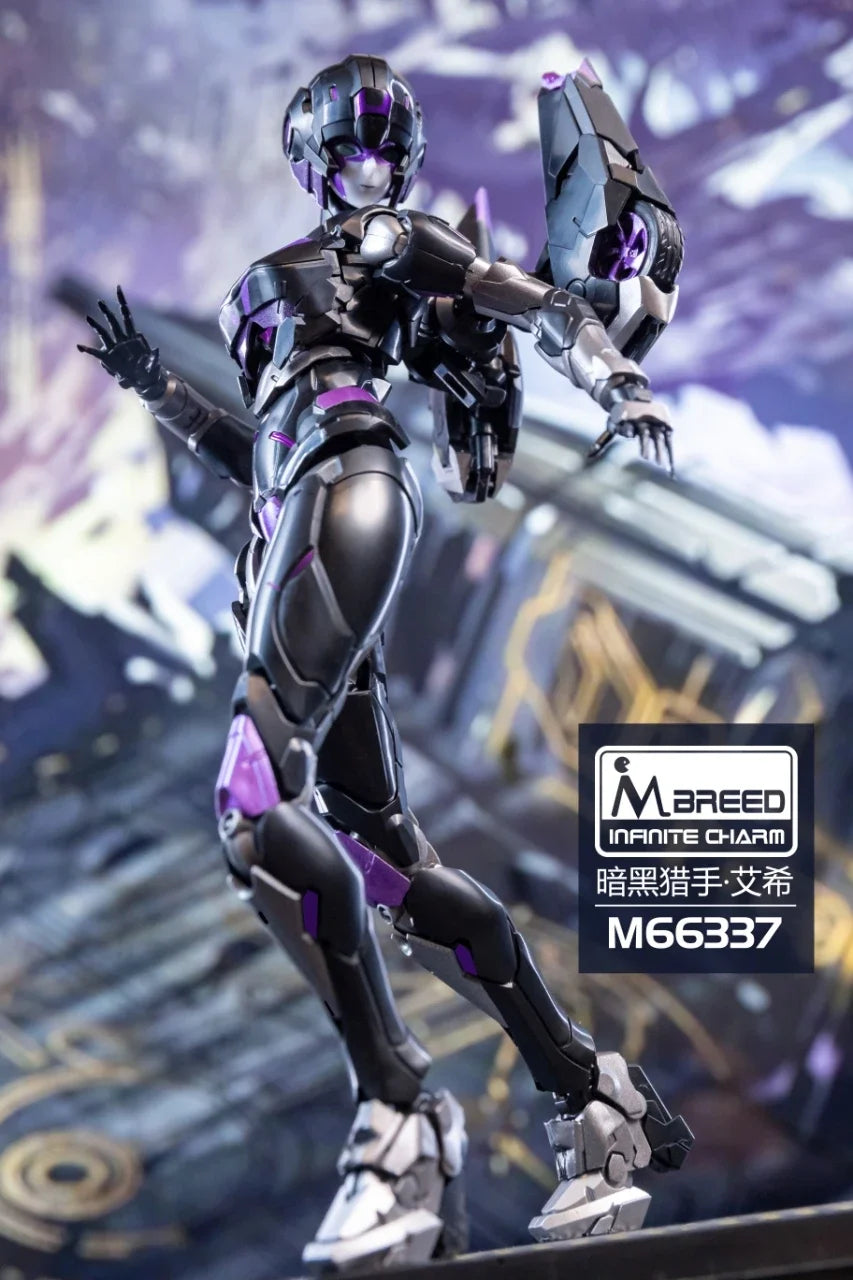 M Breed M66337 Charmaine M Darkened Skye Arcee KO RIOBOT Transformation Assembly Action Figure With Box