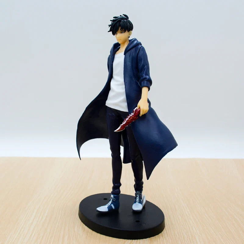 In Stock Solo Leveling (Anime Version) Figure Sung Jinwoo Action Figure 21cm PVC Collect Model Figure Display Anime Merchandise