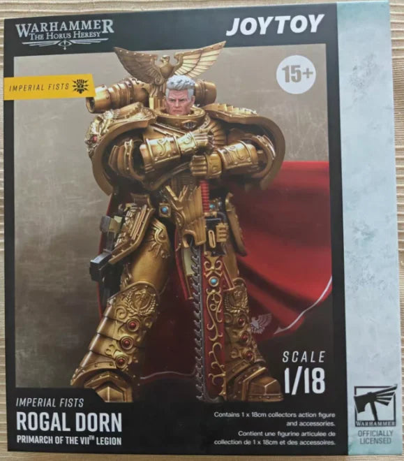 【SF】JOYTOYS 1/18 Action Figure Imperial Fists Rogal Dorn Primarch of The Vl Legion Model Toys Gifts Collection Ornaments