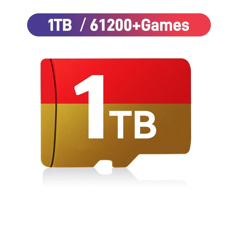 Steam Deck Micro SD Card Retro Gaming TF Card With 65200+Games&70+Emulators for Steam Deck/Wins Handheld/PC for PS3/PS2/PSP/MAME