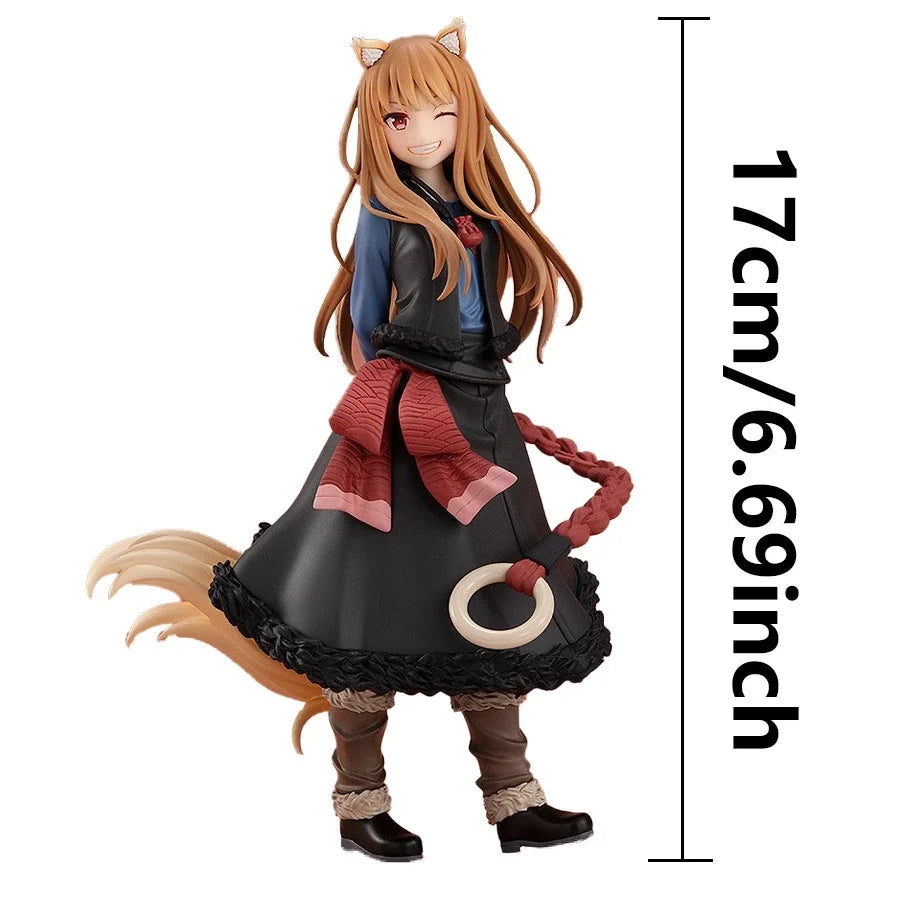 17CM Anime Holo Figure Ookami to Koushinryou Merchant Meets the Wise Wolf Stand Model Toy Gift Collection Aciton Figure PVC