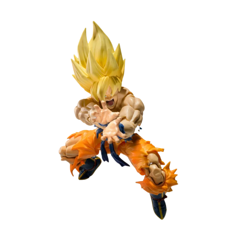 Genuine Bandai Dragon Ball SHF Son Goku Legendary Super Saiyan (best Selection) Anime Action Figures Model Toys Gift for Kids
