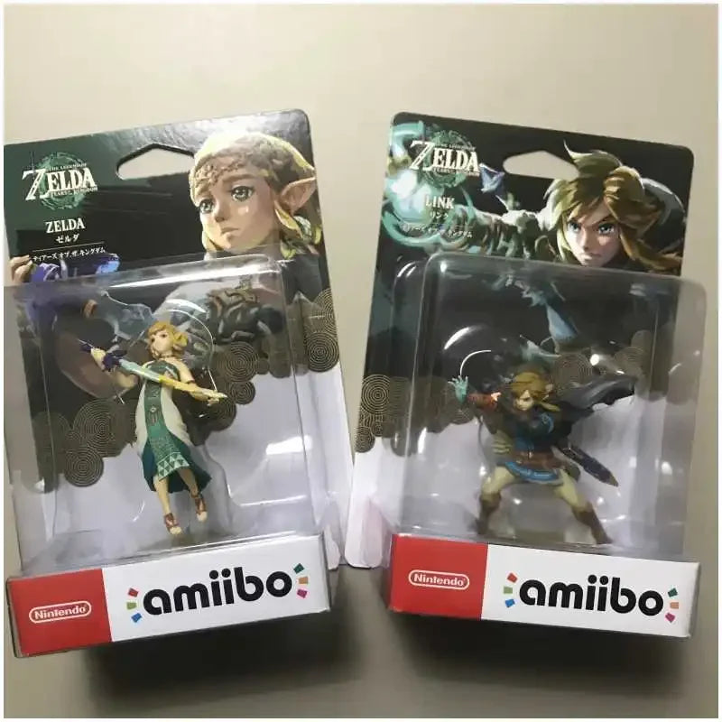 Genuine Amiibo Tears Of The Kingdom Twilight Princess Amiibo Link Ganon Figure Nfc Anime Figures Statue Christmas Gifts Toy
