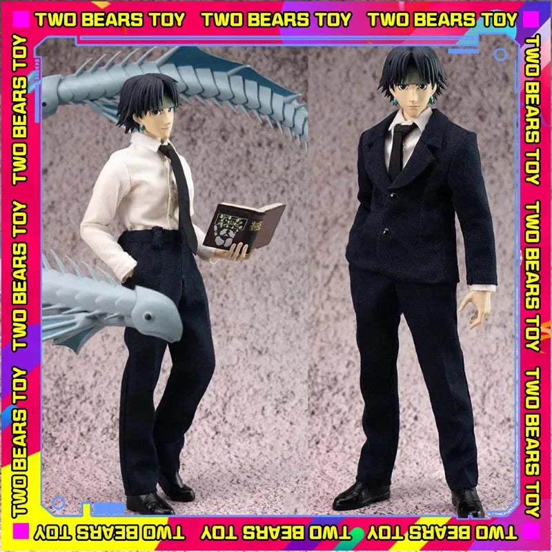SoloWingStudio 1/12 HUNTERxHUNTER Phantom Troupe The Troupe Leader Chrollo Lucilfer PVC Anime Action Figures Model Toy