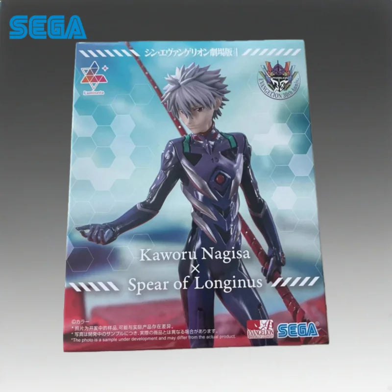 In Stock Sega Original New Century Evangelion Nagisa Kaworu Action Figure Model Doll Brand New Boxed Model Garage Collectible