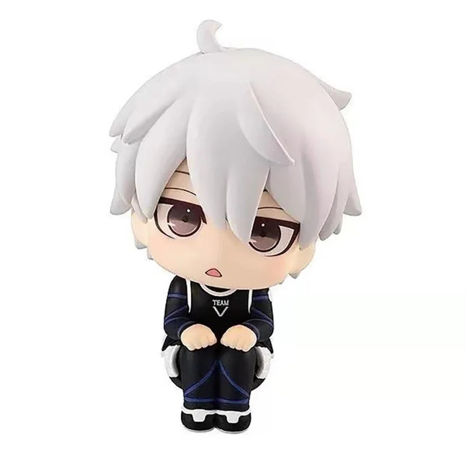 10CM Q Version Blue Lock Anime Figure sagi Yoichi Chigiri Hyoma Nagi Seishiro Figures Collection Model Decoration Figurine Toys