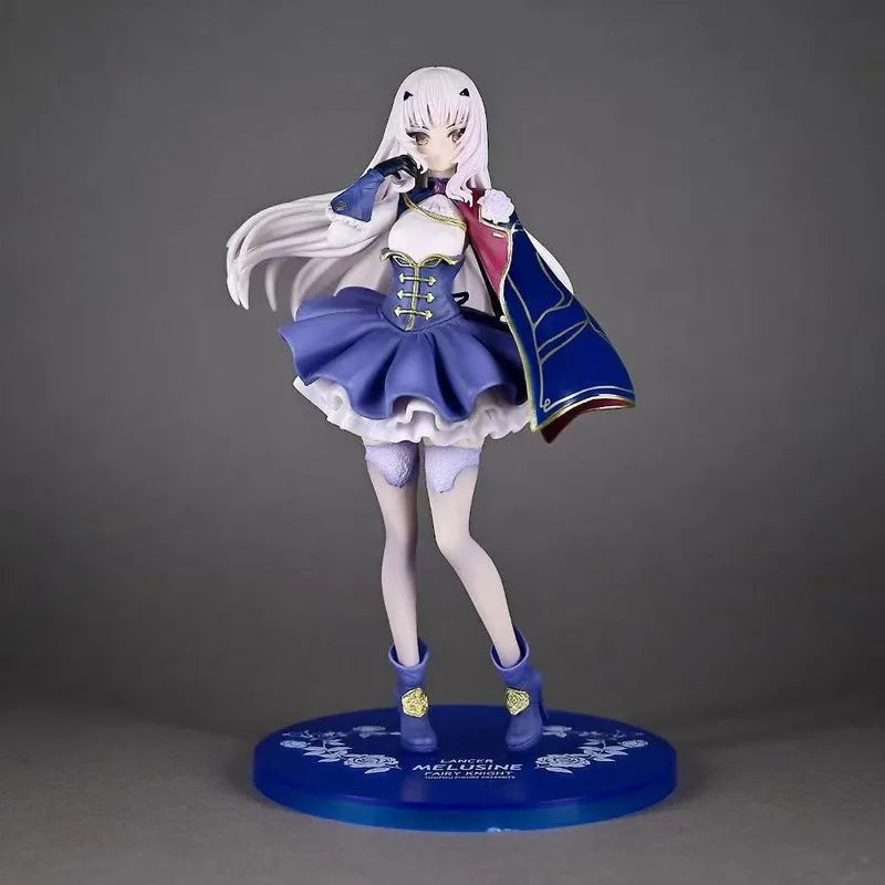 21cm FGO Anime Style Beauty Girl PVC Figure - Original Touhou Project Character "Melusine" in Demon Uniform Model Statue