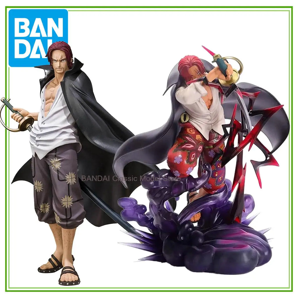 Bandai One Piece Anime Figur Figuarts ZERO Shanks Divine Departure Extra Battle Sammlerstück Modell Actionfiguren Spielzeug Jungen Geschenk