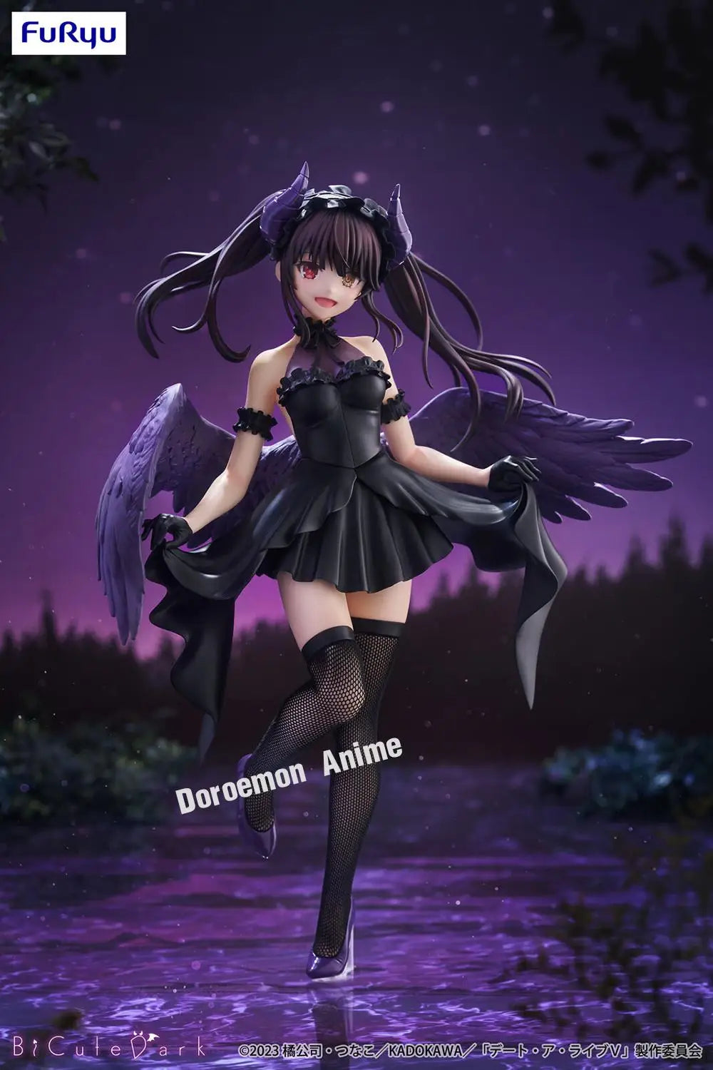 In Stock Original Furyu Bicute Dark Date A Live V Tokisaki Kurumi Super Cute Anime Waifu Girls Figures Collectible Model Gifts