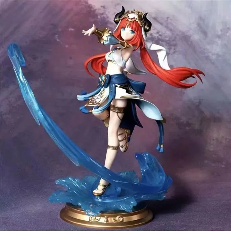 Nilu Garage Kit Female Dancer Action Figure - Cartoon Beautiful Girl Model Ornament for Collectors And Gifts