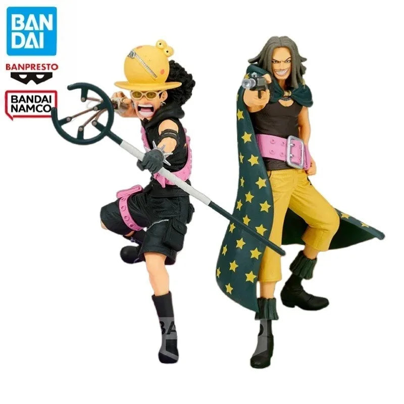 Bandai Original Anime One Piece FILM RED SENKOUZEKKEI Usopp Yasopp Action Figure Hobby Collection Model Toys Kids Gift