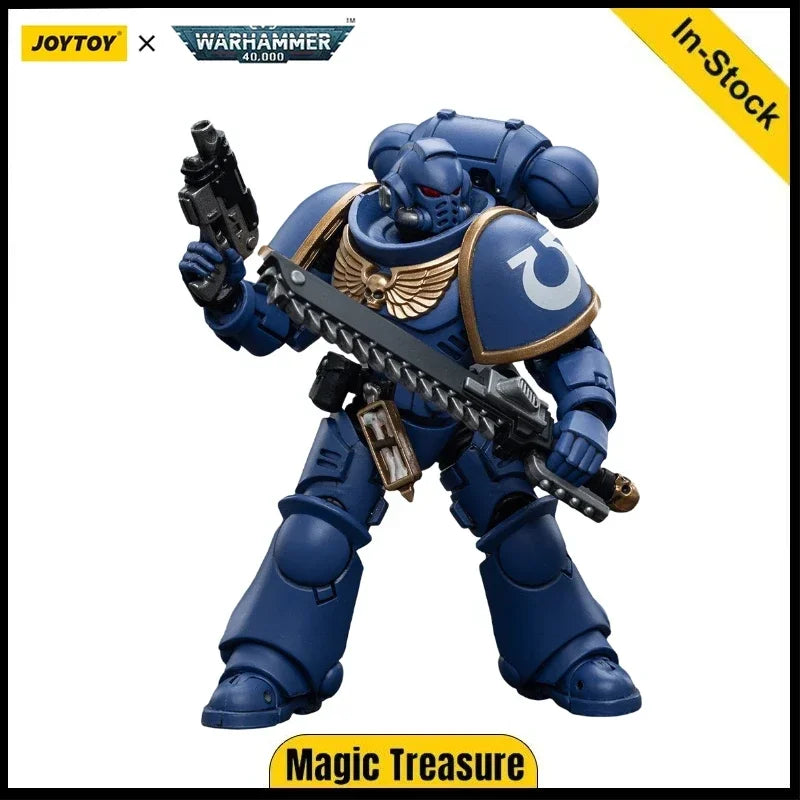 【In Stock】JOYTOY 1/18 Action Figure Warhammer 40K Ultramarines Intercessors V4 Toys