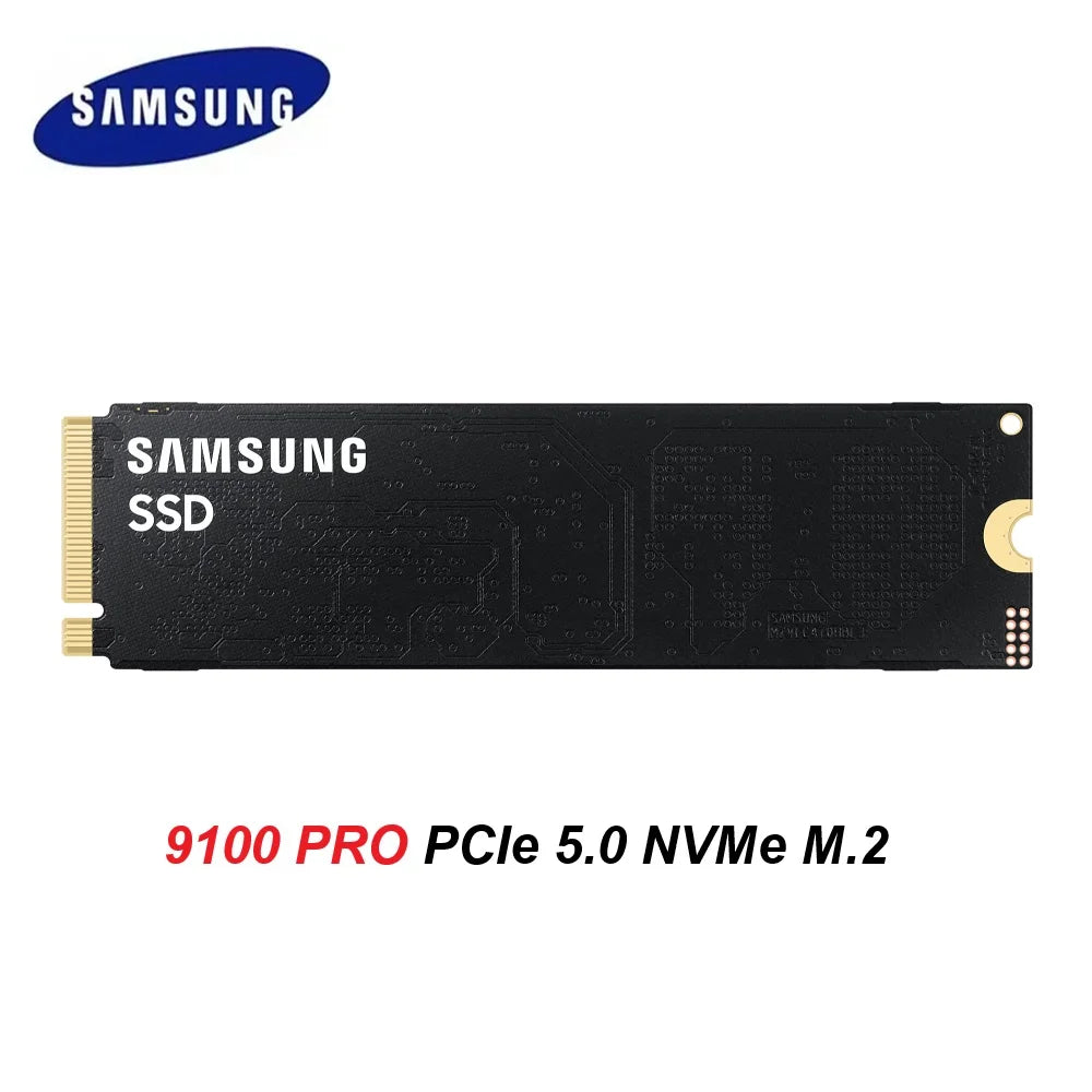 SAMSUNG SSD Memory MZ-VAP1T0BW 9100 PRO Internal SSD PCIe 5.0 x4, NVMe 2.0 Hard Drive SSD for Gamers Compatible PC Playstation 5