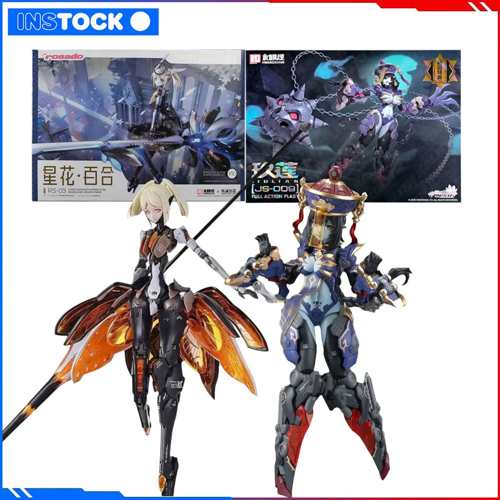 Hoch restauriertes HEMOXIAN Anime-ModellStar Lily Jiulian RS-03 Montagesatz, Voll bewegliche Dekoration, Kinder-Spielzeug-Geschenk, Premium-Anime-Artikel