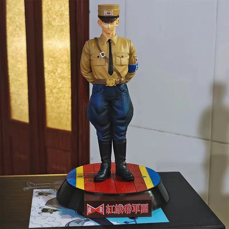 15-21cm Anime Dragon Ball Red Ribbon Army Figures Commander Red General Blue Action Figure PVC Statue Collection Toys Model Gift
