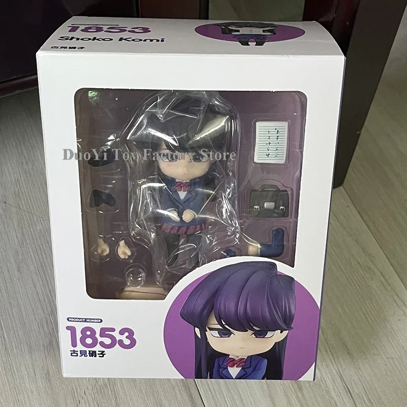 Komi-san wa Komyushou Desu Komi Shouko 1853 Action Figure Can't Communicate Anime PVC Model Q version Christmas Halloween Gifts