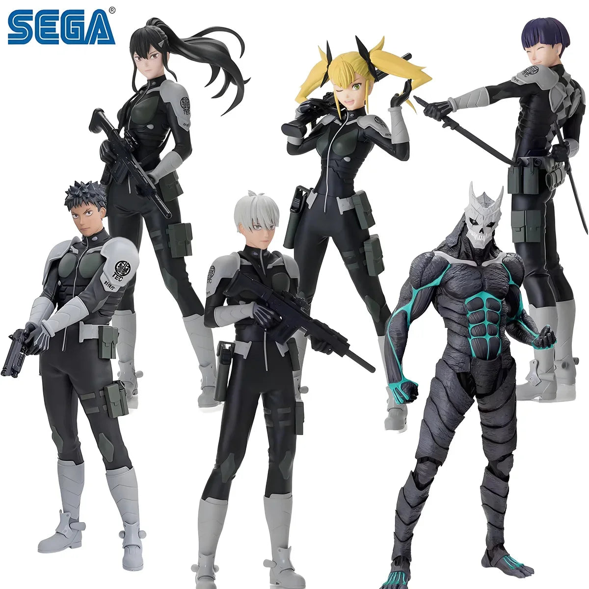 In Stock SEGA Original Luminasta Kaiju No. 8 Hibino Kafka Ashiro Mina Reno Ichikawa Shinomiya Kikoru Soushirou Anime Figure Toys
