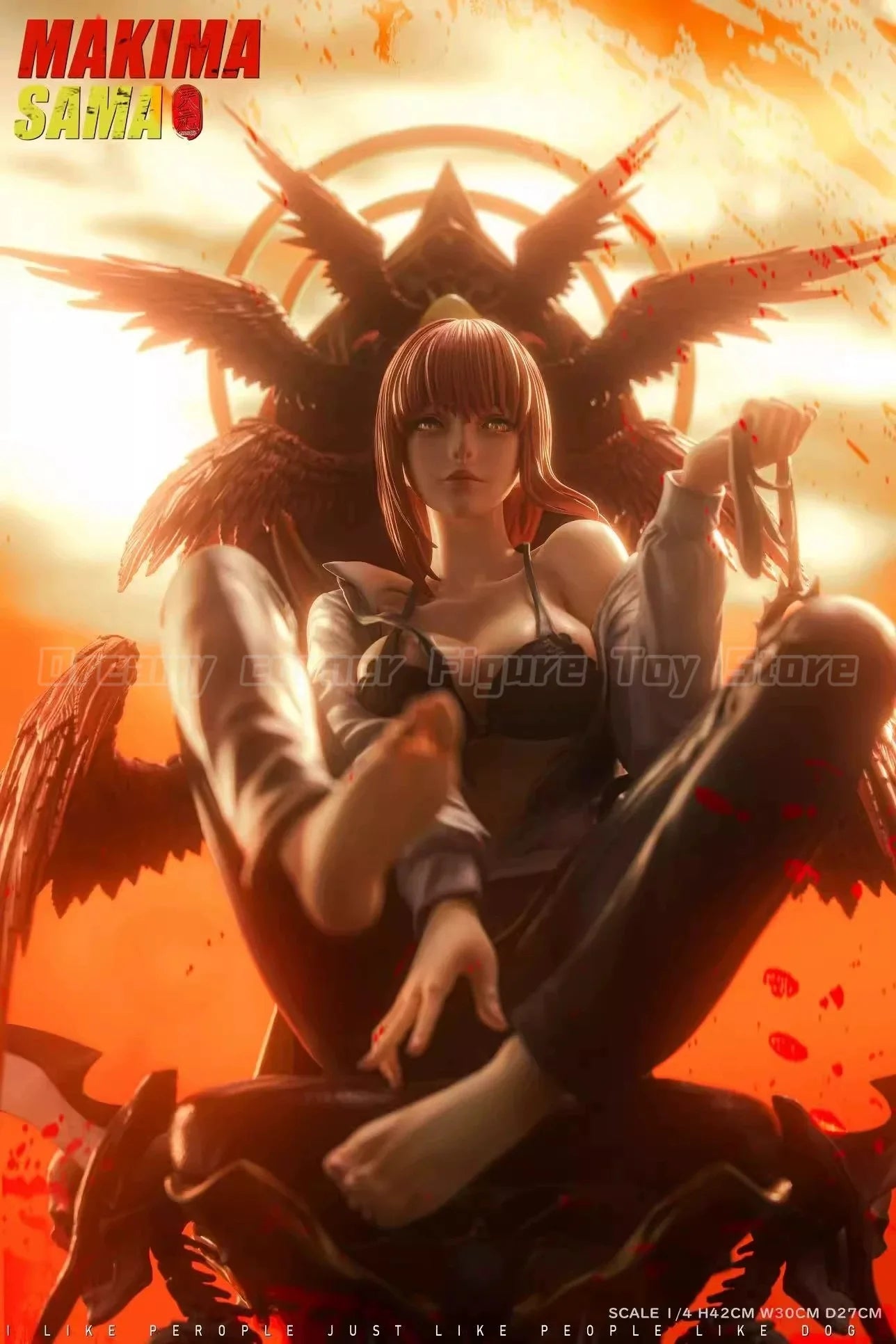 【Pre-sale】TY Studio Goddess Series MAKIMA SAMA 1/4 Scale Figure Model Collection Ornaments