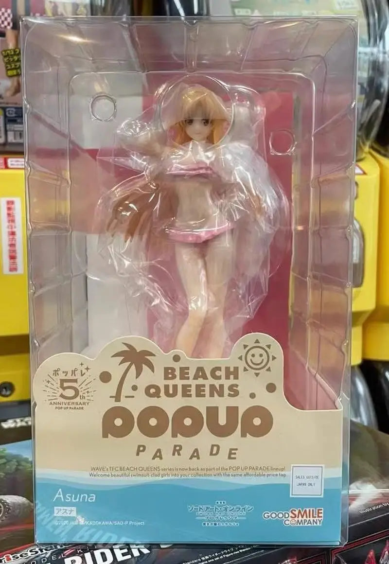 In Stock Genuine Pop Up Parade Beach Queens Sword Art Online Progressive Yuuki Asuna 17cm Figures Collectibles Models Ornament