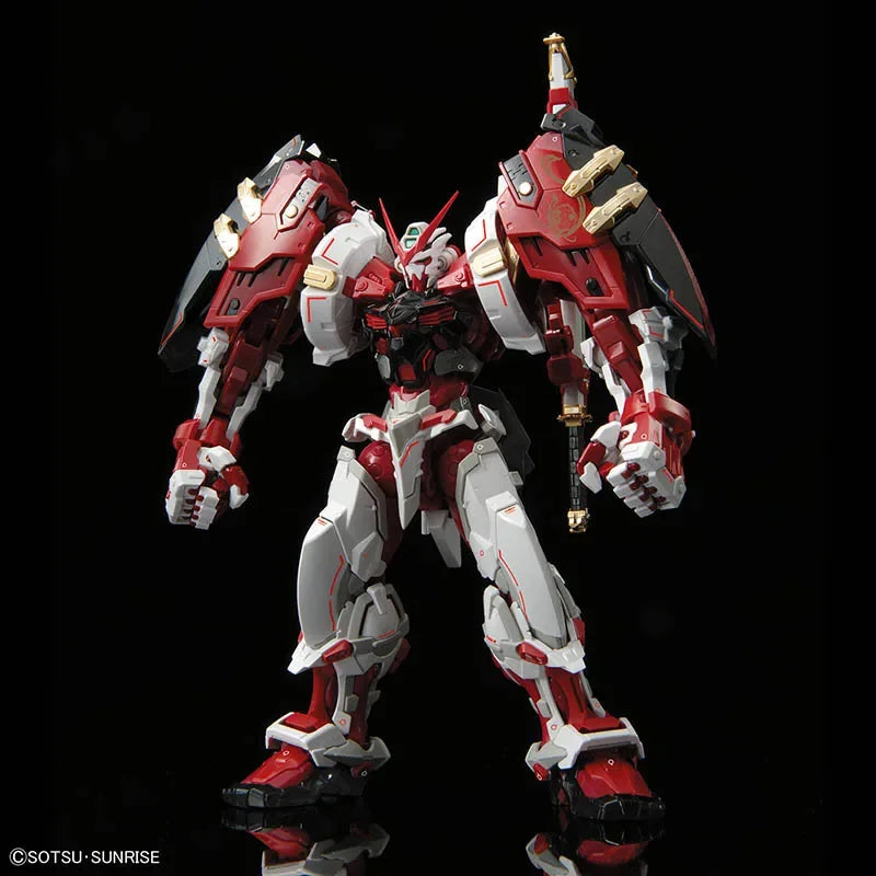 Bandai Original GUNDAM HIRM 1/100 GUNDAM ASTRAY RED ERAME POWEREO RED Anime Action Figure Assembly Model Toys Collectible Model