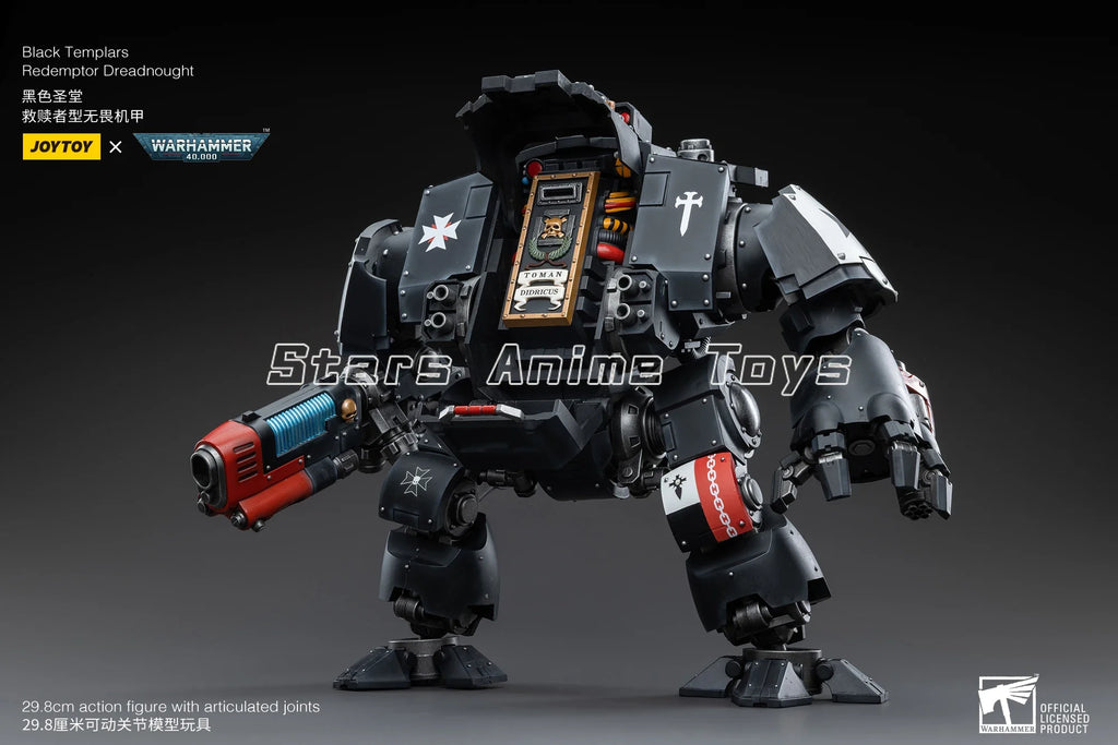 JOYTOY Warhammer 40000 Black Templars Redemptor Dreadnought 1/18 Action Fique Original
