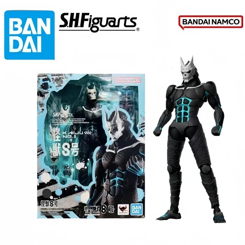 In Stock Bandai S.H.Figuarts Shf Kaiju No.8 Kikoru Shinomiya Model Kit Anime Action Figures Finished Model Kit Toy Gifts For Kid