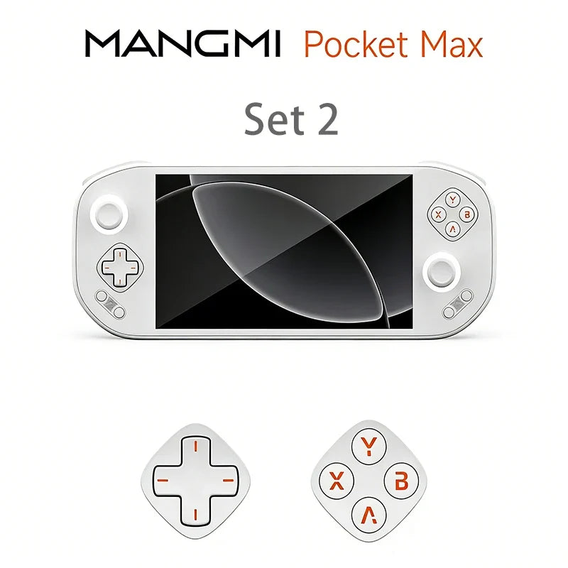 MangMi Pocket Max 7-inch 144Hz OLED screen Snapdragon 865 Hall trigger magnetic module retro portable game console 8+128