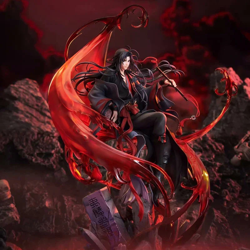 Genuine Mo Dao Zu Shi Wei Wuxian Action Figure Yi Ling Lao Zu Ver Large Figurine Anime Collection Pvc Model Statue Doll Gift