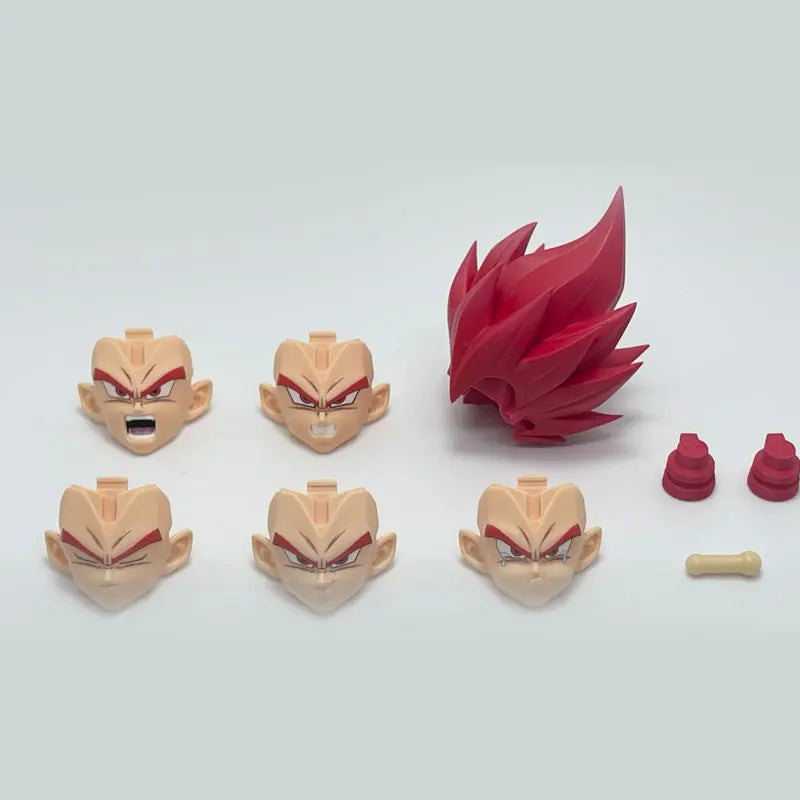 Tiger Toy Vegito Kopfzubehör Teil Anzug 2.0 3.0 Figur Dragon Ball Super Saiyajin Gott Anime Actionfigur Figuren Spielzeug Geschenke