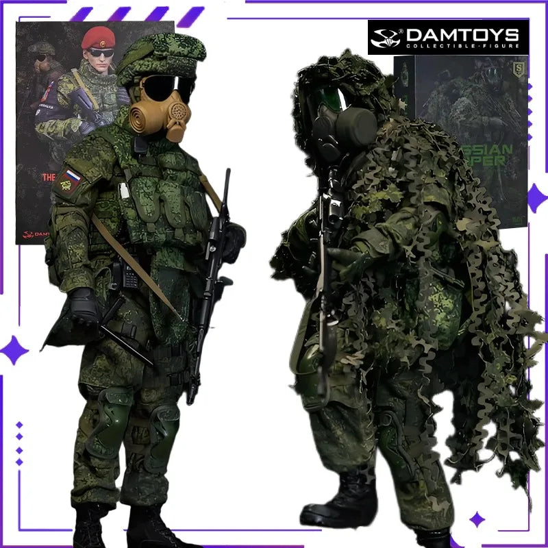 DAMTOYS Original 78069 78078S Russian Armed Forces - Russian Sniper Special Edition Finished Product Mobile Soldier ModelToyGift