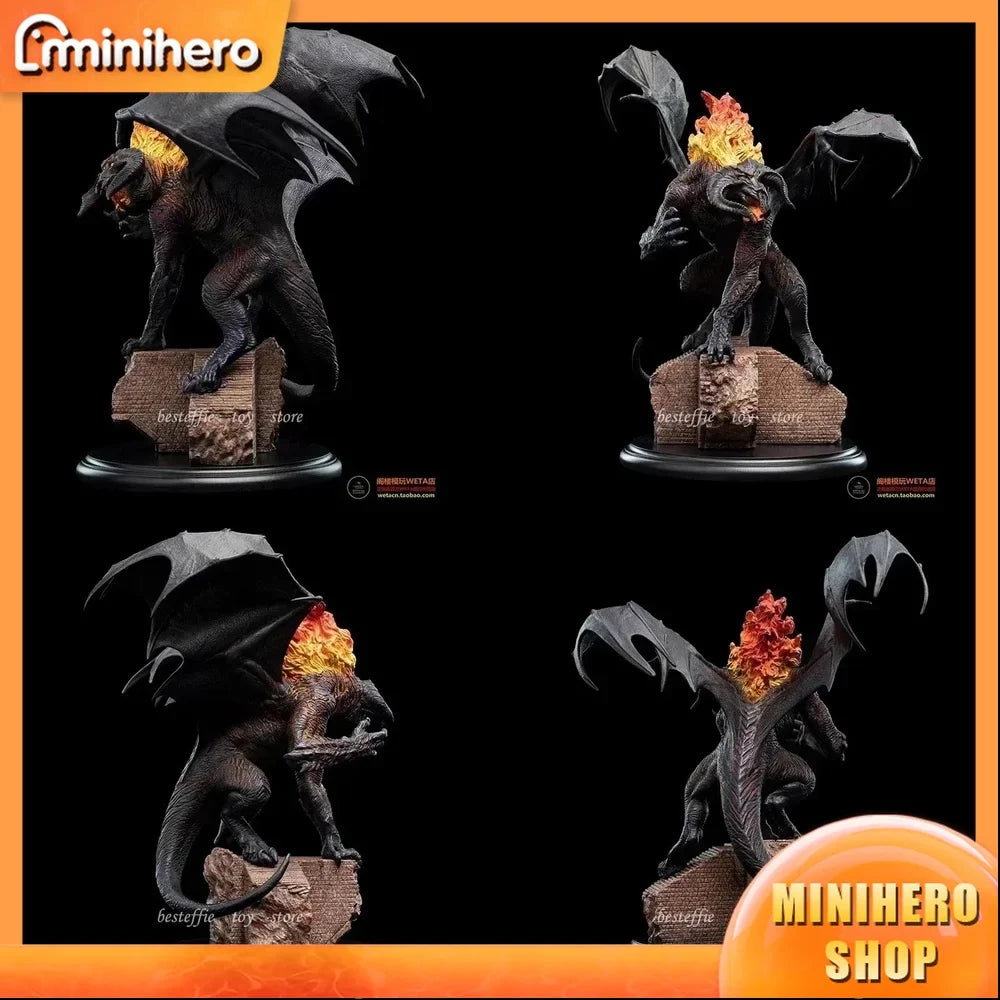 Handgefertigte 14 cm Weta Herr der Ringe Balrog Mini-Serie Anime-Actionfigur aus Moria – Sammlerstück Weihnachtsgeschenk Ornament für