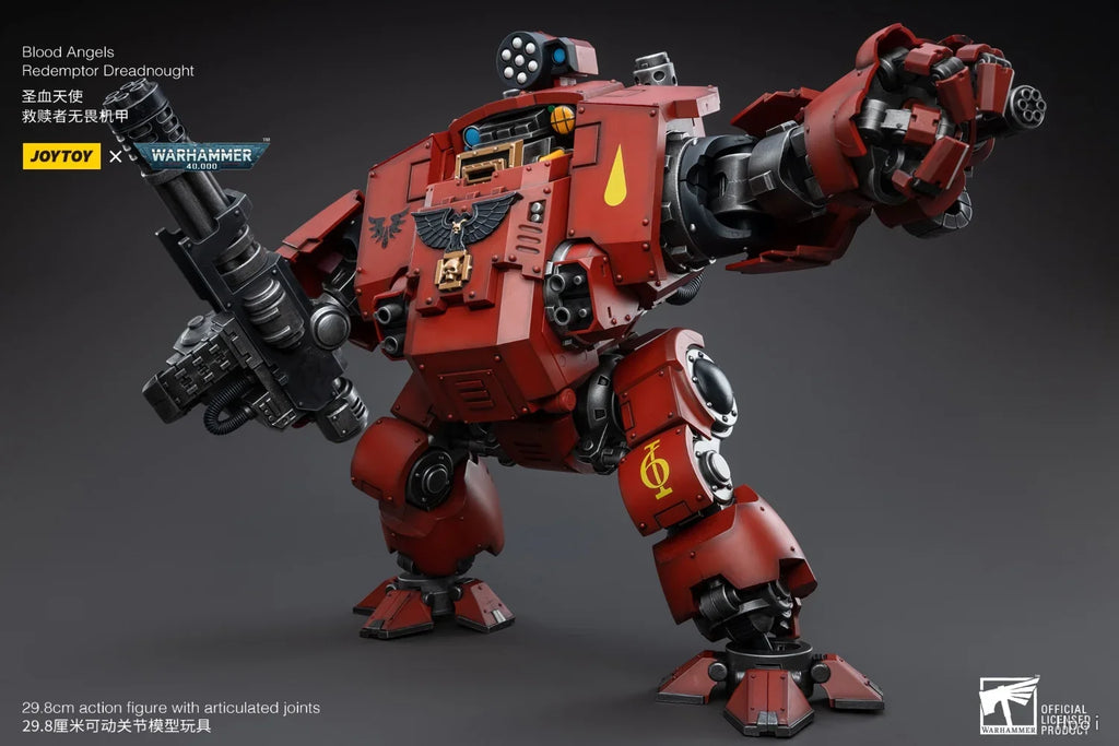 【FS】JOYTOY  Warhammer 40K  Scale 1/18 Action Figures Blood Angels Redemptor Dreadnought Models Toys Gifts