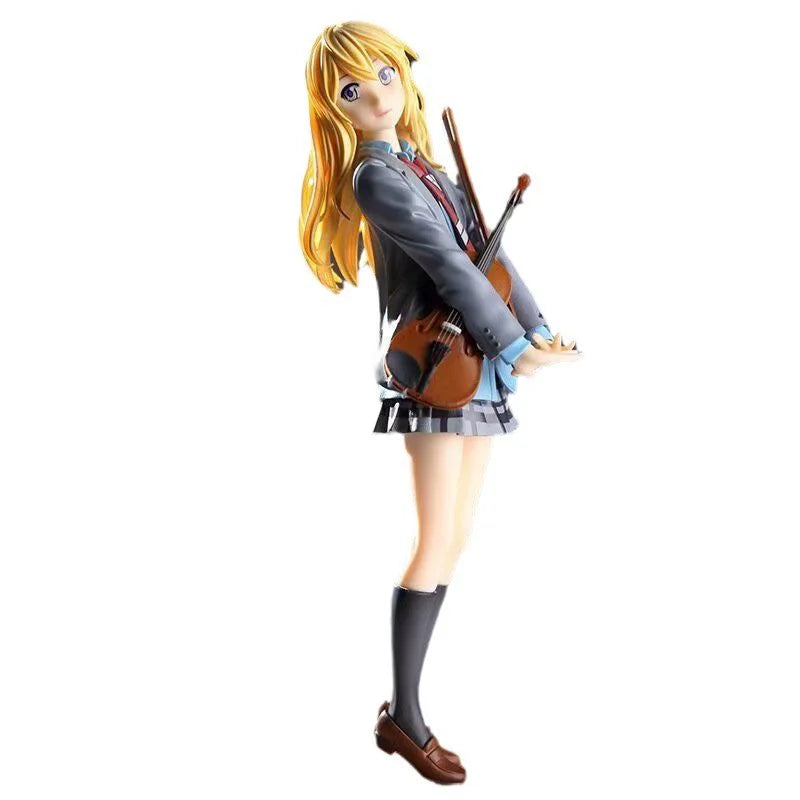 Anime Shigatsu Wa Kimi N Uso Miyazono Kaori Figure Your Lie In April School Uniform Jk Dress Up Model Toy Gift Action Figure