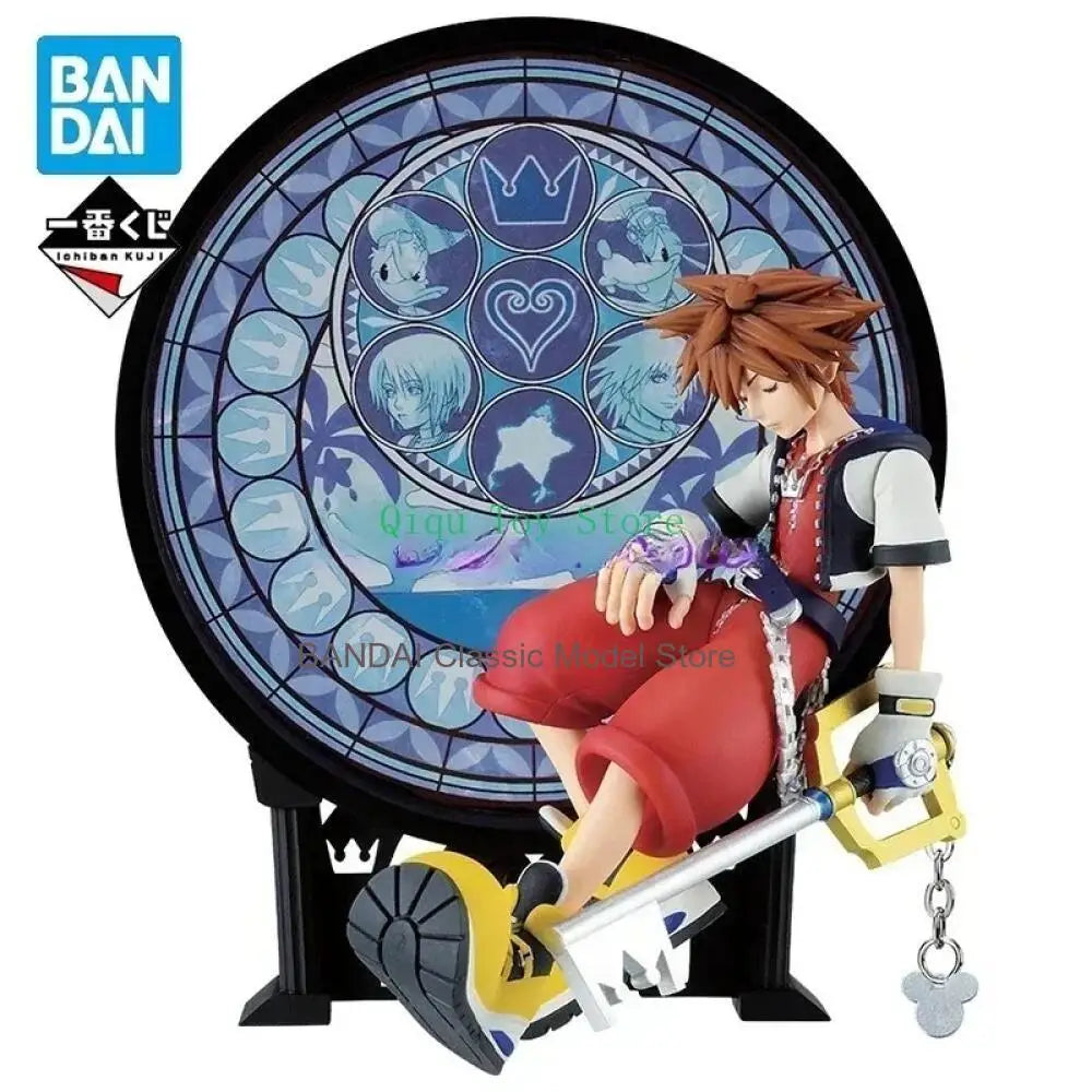 Kingdom Hearts Original Bandai Ichiban Kuji Sola Heart to Heart Anime Figure Boxed Model Collectible Statue Gifts For Boys Stock