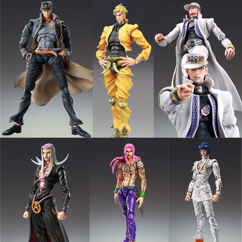 Anime Figures All Types Medicos Original Super Action Statue Jojo's Bizarre Adventure Season 1-8 Anime Model Action Anime Toys