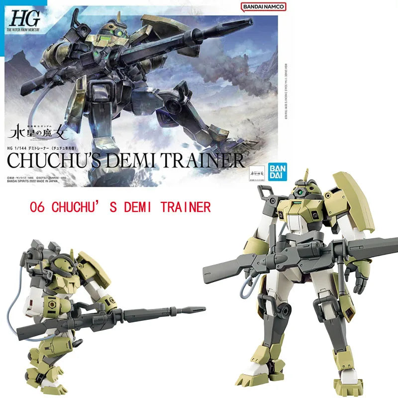Bandai Genuine HG The Witch From Mercury GUNDAM LFRITH CALIBARN BEGUIR-BEU DARILBALDE ZOWORT HEAVY Anime Assembly Model Toys Kid