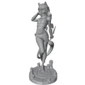 1/24 Female 	Warrior Resin Model Kits GK Miniature 3D Printed Gray Model Figurine DIY Doll Collection Unassembled And Unpainted