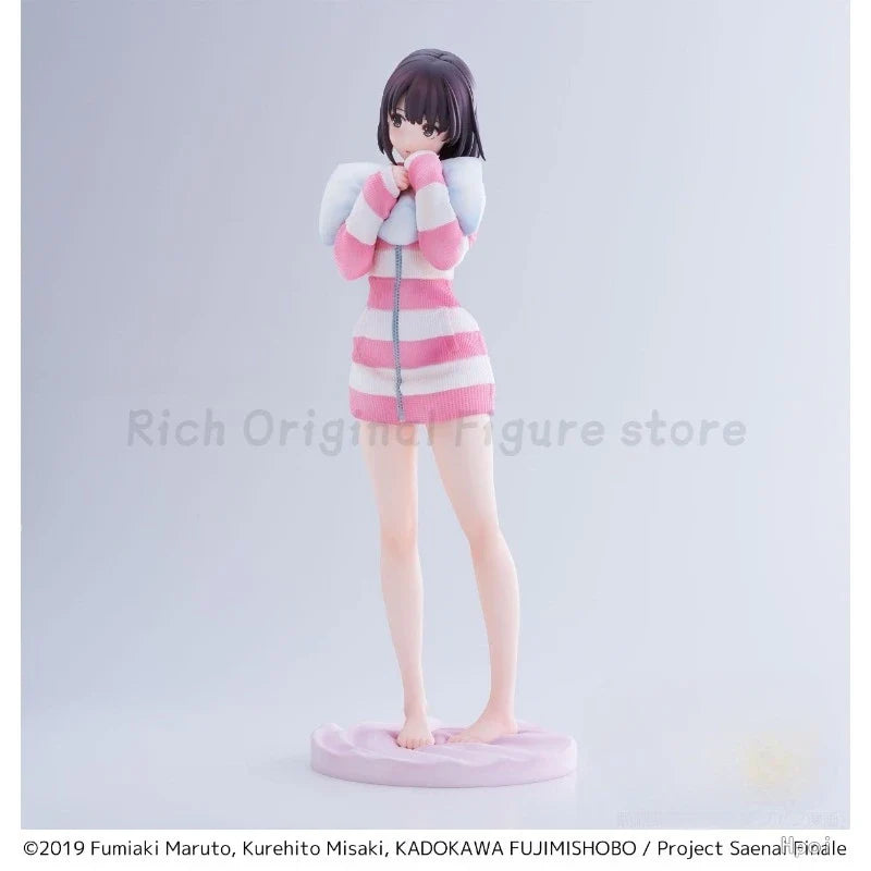 【In Stock】Original Saekano: How To Raise A Boring Girlfriend Luminasta Kato Megumi Sweater Style Model Animation Figures