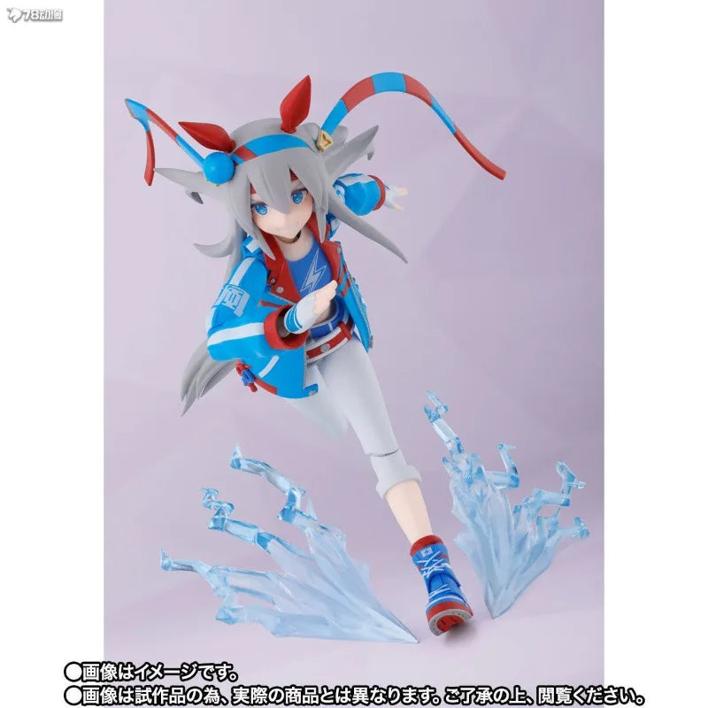 Bandai Genuine SHF Pretty Derby Oguri Cap Tamamo Cross Umamusume Anime Action Figure Collectible Model Toy Ornament GiftChildren