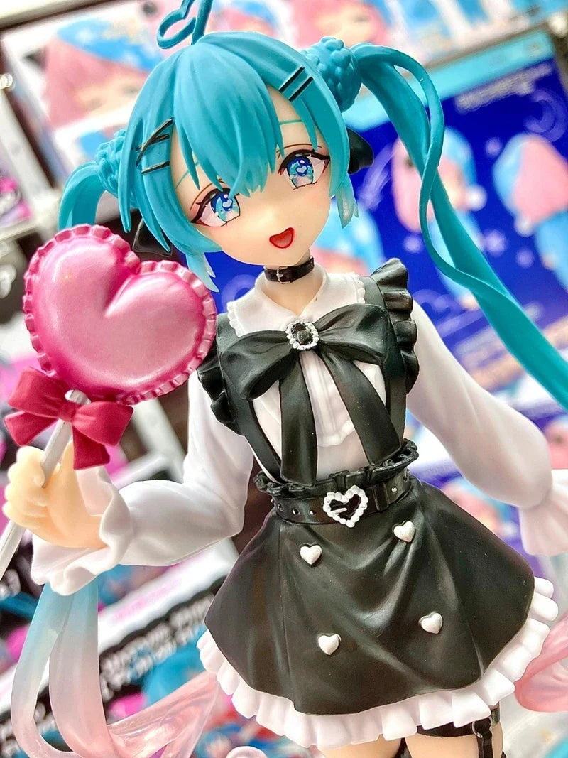 18cm Sexy Girl Hatsune Miku Anime Figure Fashion Subclture Miku Action Figure Room Decorations PVC Collection Model Doll Toys