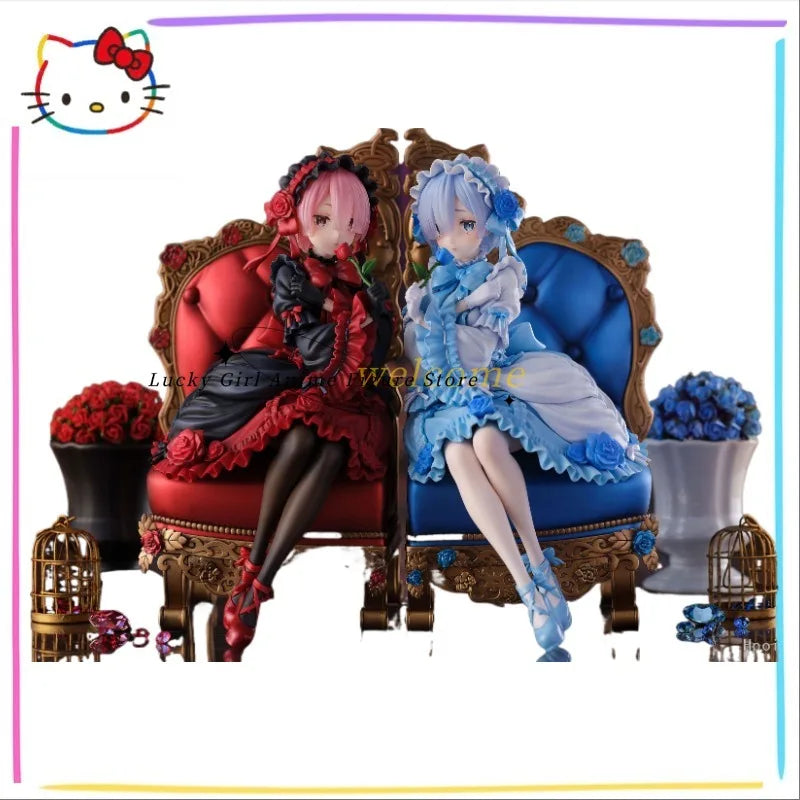 In Stock Original F:NEX Re: ZERO - Starting Life in Another World RAM REM Gothic 2025New Game Figures Anime Model Collection