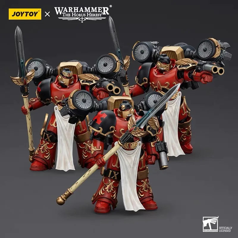 Joytoy Warhammer 40k 1/18 Action Figures Anime 12.6cm Blood Angels Raldoron First Captain Of The Blood Angels Model Gift Collect