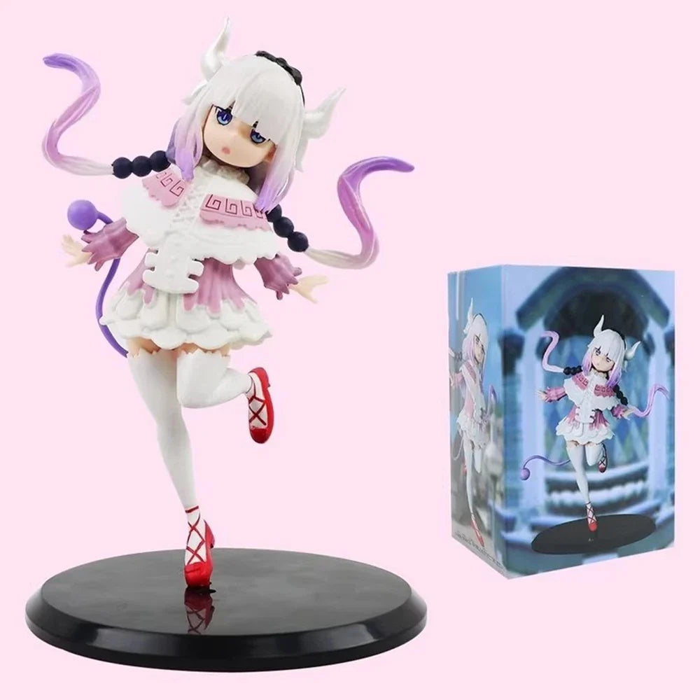 16CM Kanna Kamui Figure Kobayashi San Chi No Maid Dragon Anime Animation Model Toy Gift Collection Decorative Ornaments PVC