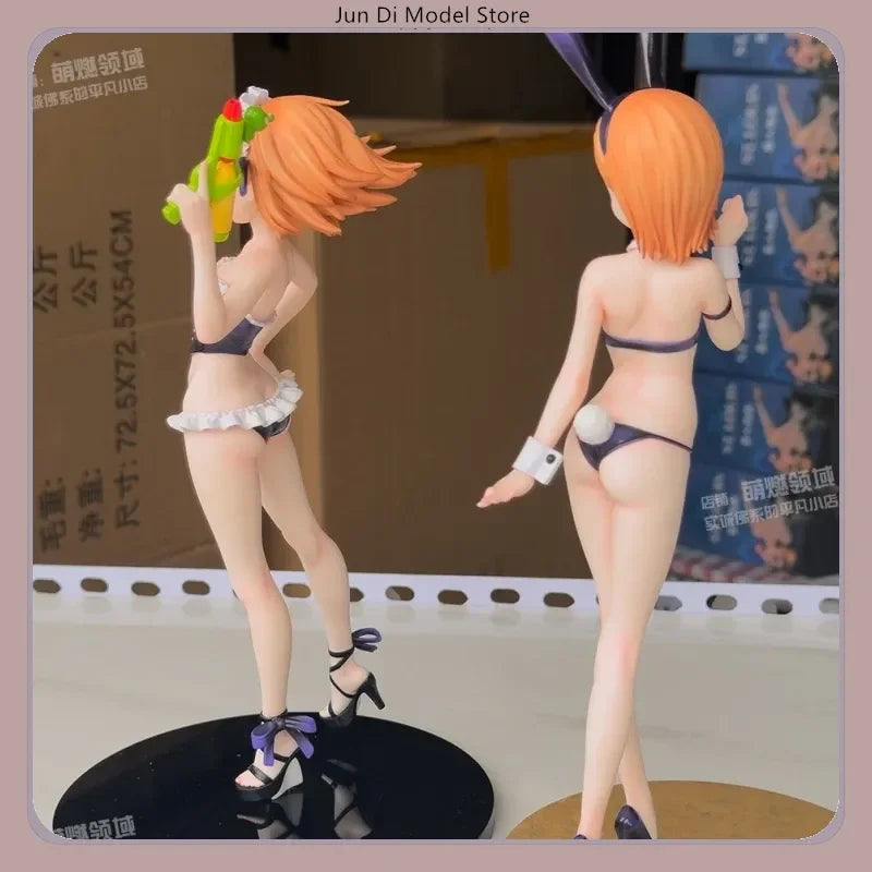 A Certain Scientific Railgun Anime Figure - Misaka Mikoto Bunny Girl Standing Pose Resin Statue For Desktop Decoration Gift