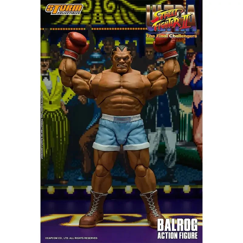 Original STORM TOYS 1/12 CPSF23 Street Fighter II BALROG Action Figures Model Toys in Stock