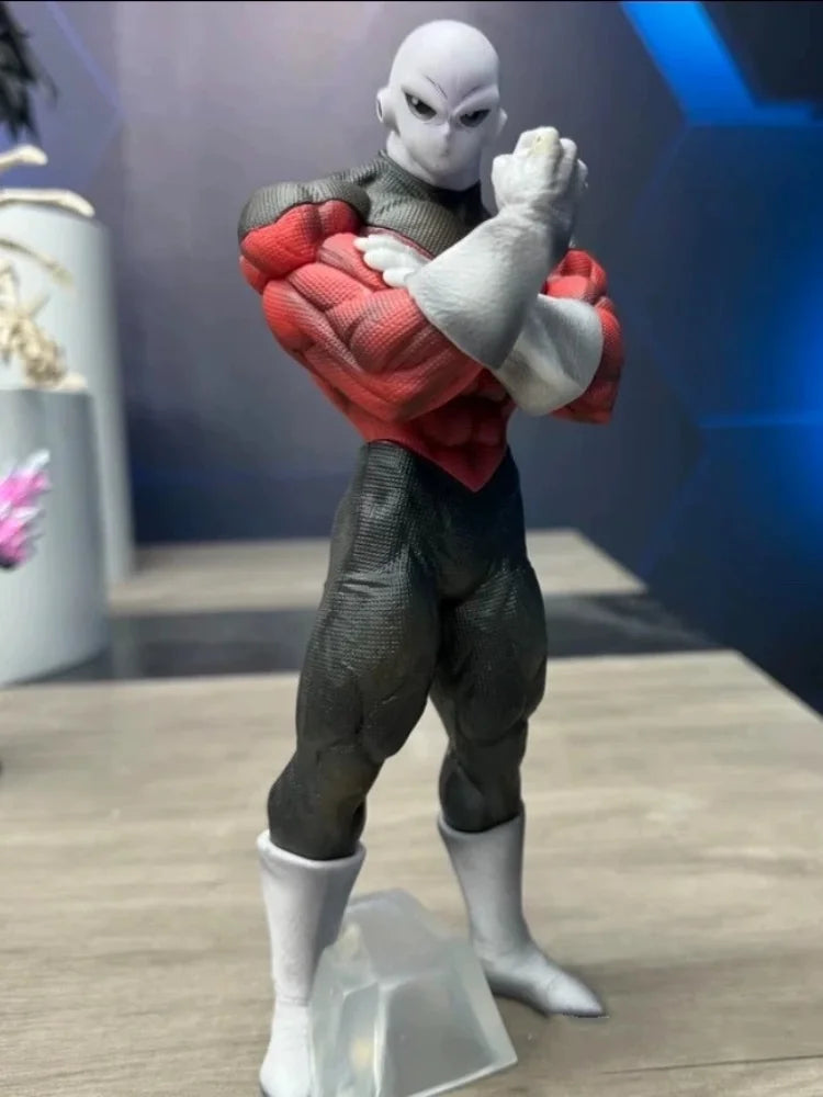 26cm Dragon Ball Figure Jiren Anime Figures Jiren The Grey Stand Action Figurine Model Statue Doll Toys Kid Christmas Gifts
