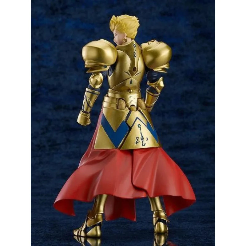 Max Factory Figma #300 Gilgamesh-160mm PVC/ABS Doll Movable Joints Armor Accents All-Ages Collectible Anime Figurine with Stand